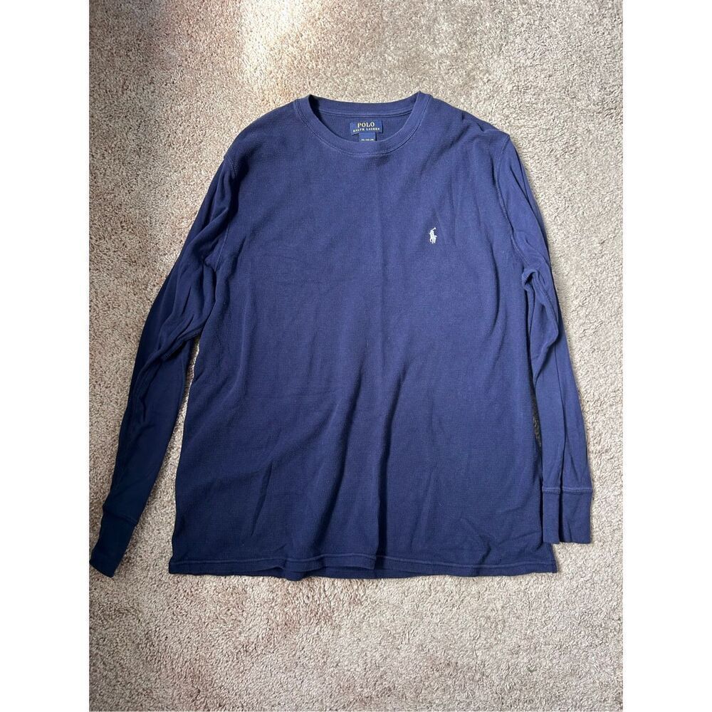 Polo Ralph Lauren Navy Blue Long Sleeve Tee Size 2x